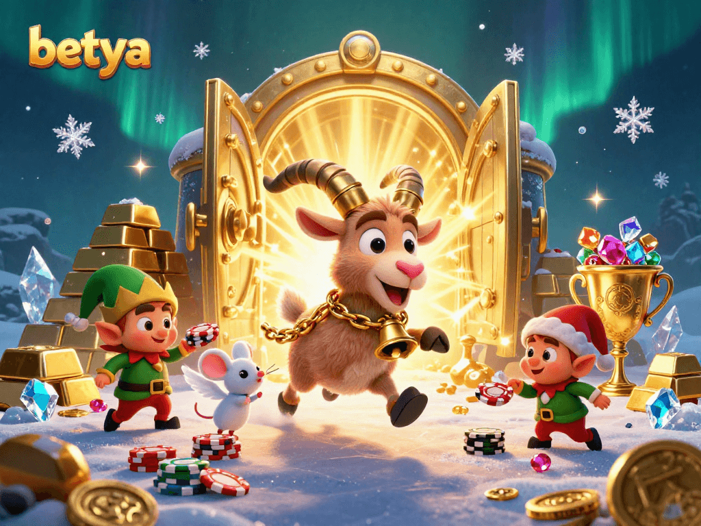 Engage with betya's festive yet spooky casino atmosphere featuring animated characters and abundant treasures.