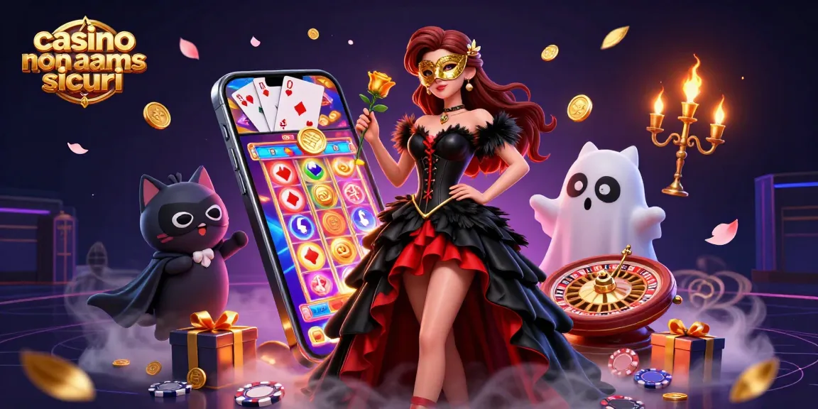 Partecipa a un gameplay emozionante nei casinò non AAMS sicuri con un'affascinante illustrazione 3D caratterizzata da elementi vivaci delle slot.
