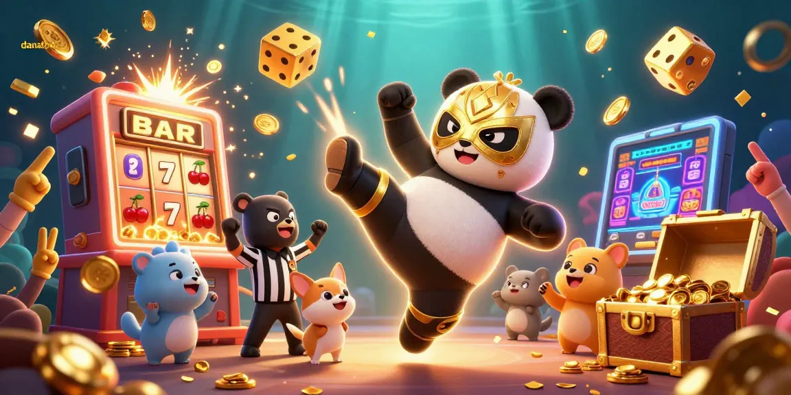 Experience the thrill of danatoto with dynamic gaming action featuring animal characters and slot elements.