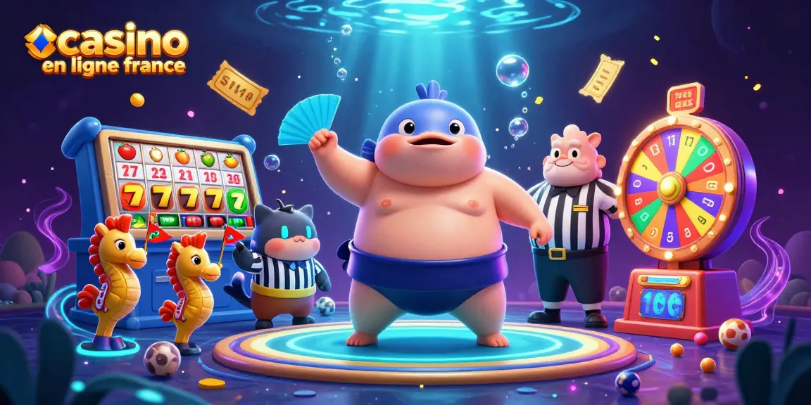 Jouez à des machines à sous et gagnez gros au casino en ligne France avec cette illustration dynamique captivante.