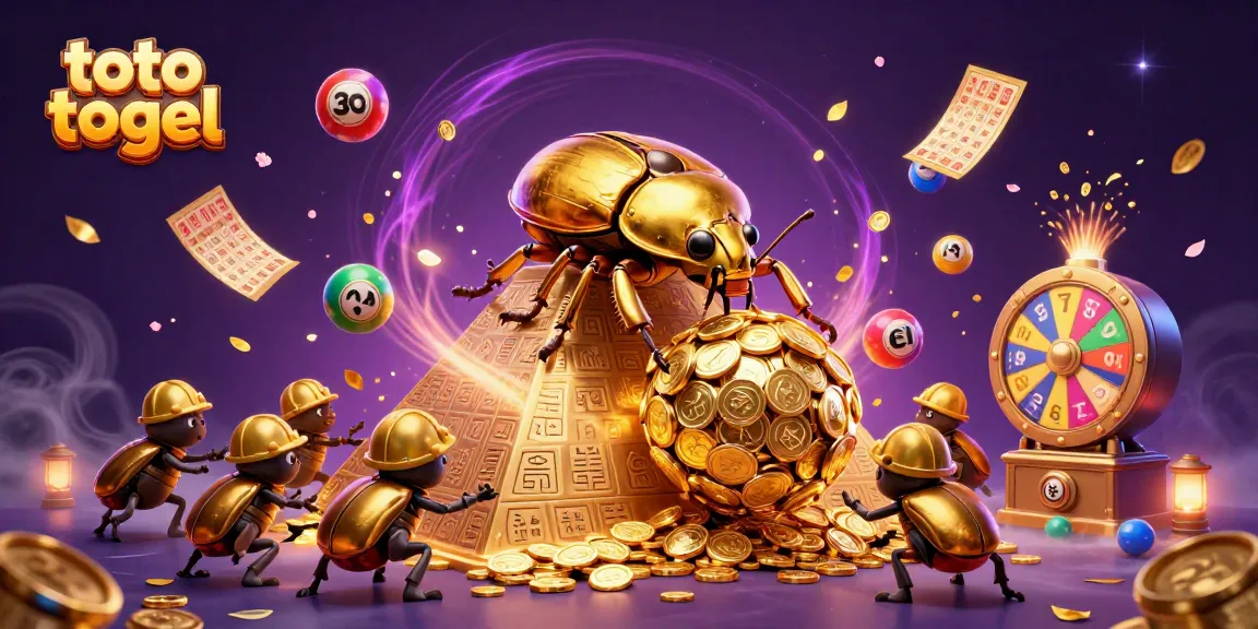 Engaging scene illustrating the fun of toto togel with vibrant lottery balls and golden coins.