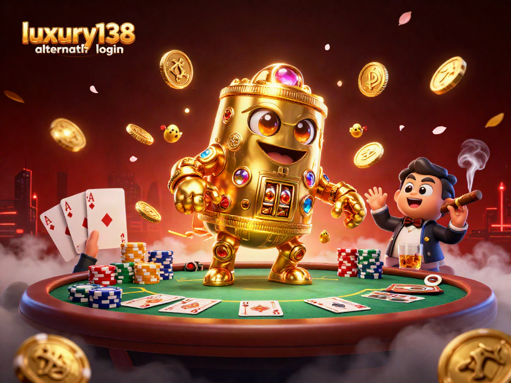 Memainkan luxury138 alternatif login di meja poker dengan suasana yang kaya dan detail.