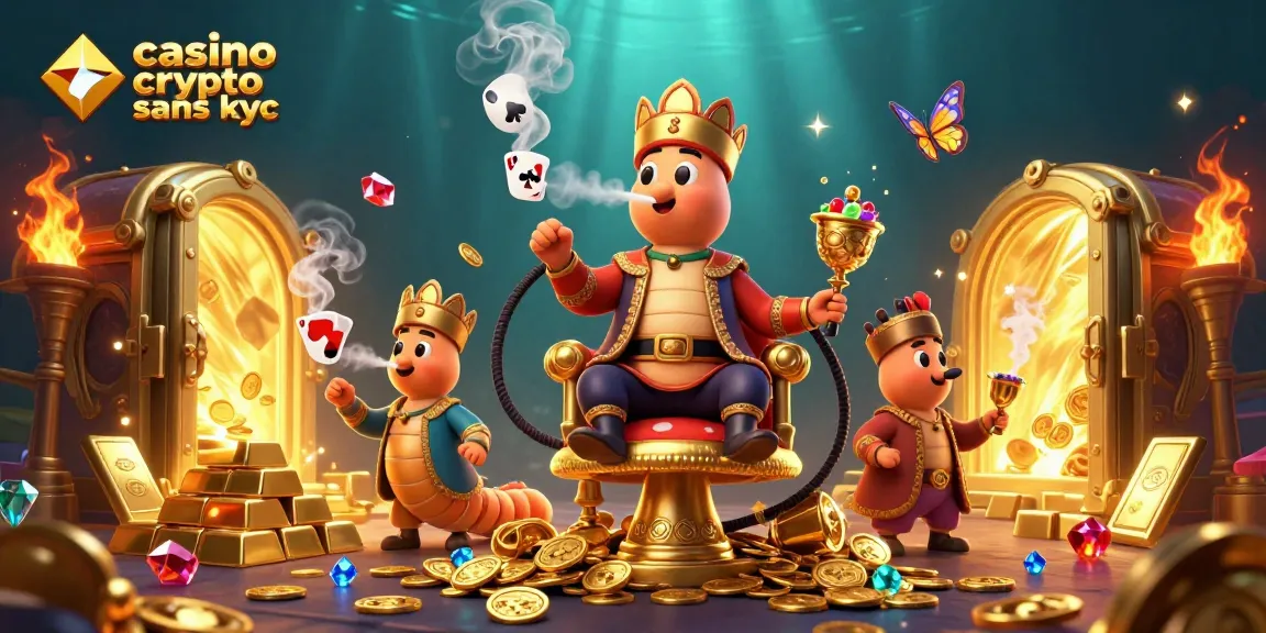 Profitez de l'expérience de jeu dans un casino crypto sans KYC avec un maître des chichas et des éléments de jeu captivants.
