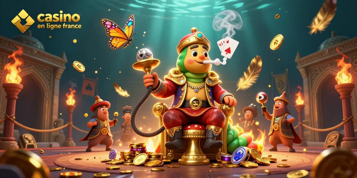 Jouez au casino en ligne France avec des personnages fantastiques et des éléments de jeu autour d'eux.