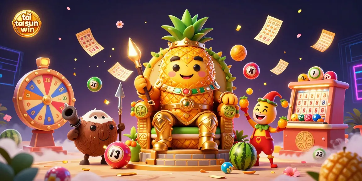 Experience the excitement of tải sun win with colorful casino elements and golden prizes in a vibrant beach scene.