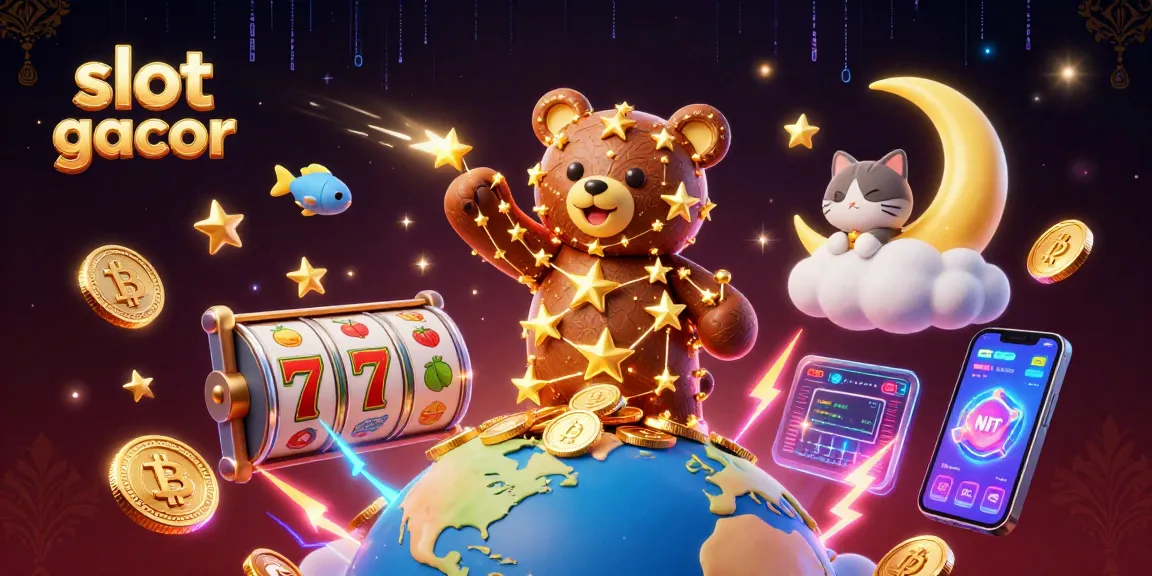Play exciting slot gacor games with vibrant graphics and dynamic characters scooping up winning coins!