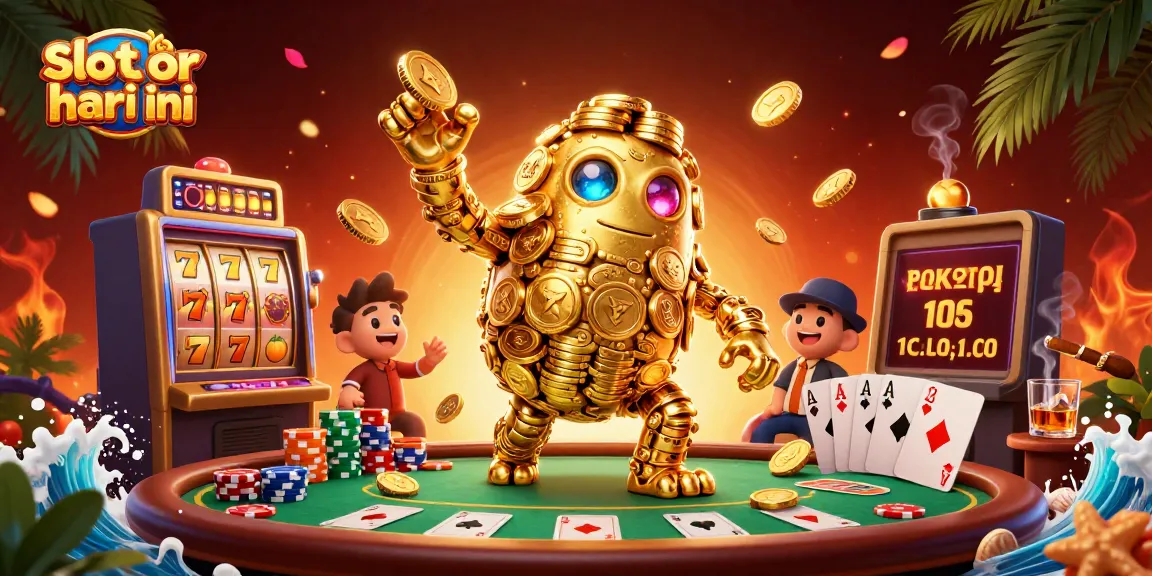 Engage in thrilling wins with slot gacor hari ini in this vibrant 3D illustration.