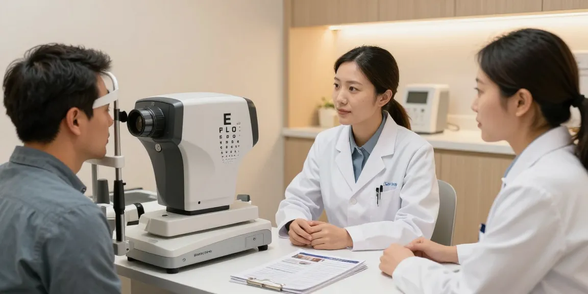 Comprehensive eye care consultation at www.snuseoulglobal.com highlighting advanced technology and patient-focused service.
