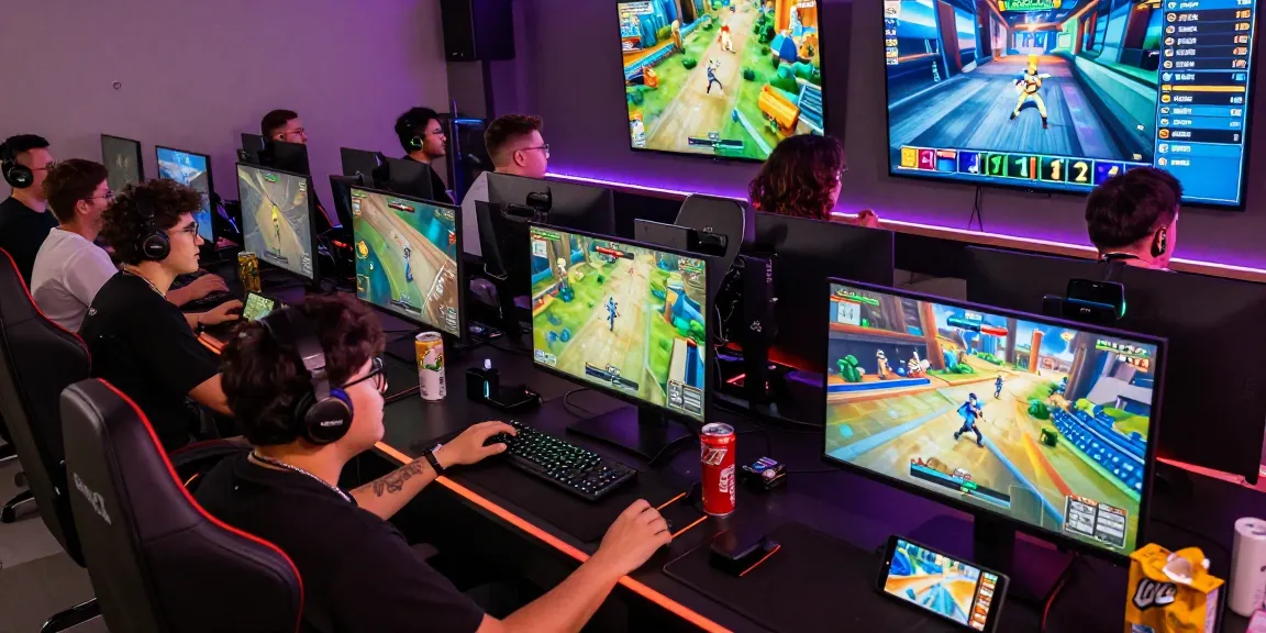 Gamers enjoying immersive experiences on pakde4d platform with vibrant screens.