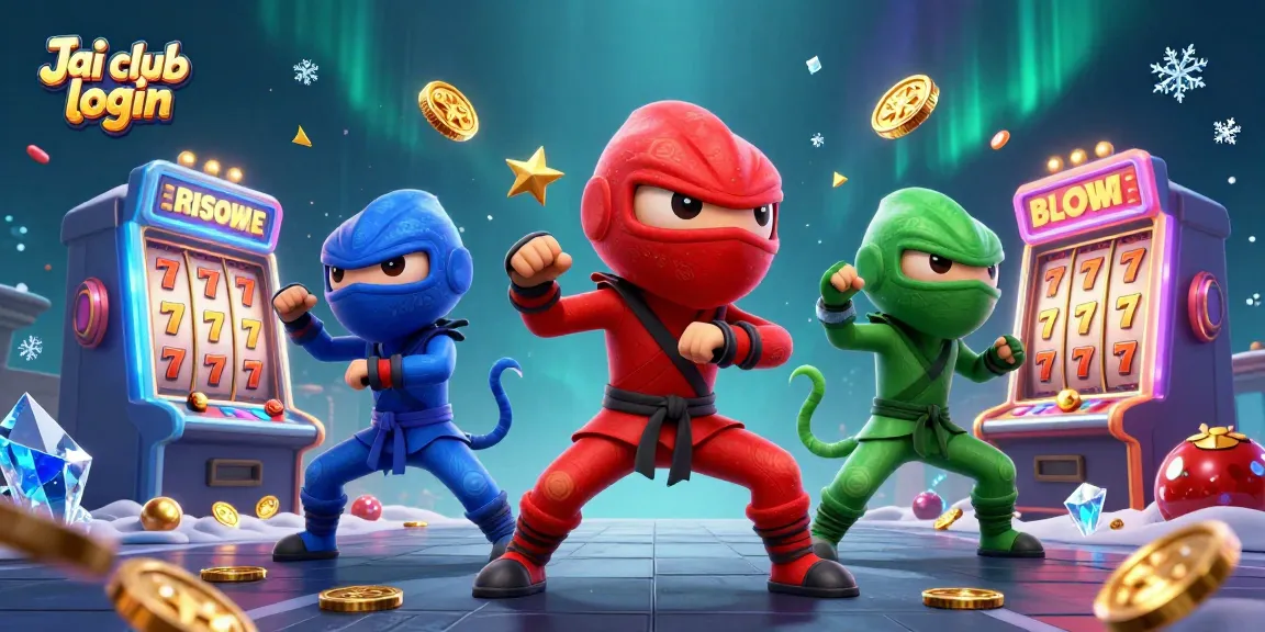Enjoy Jai club login with vibrant slot machines as 3D ninja chameleons battle for jackpots and rewards.