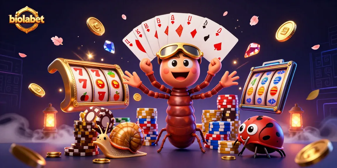 Menangkan permainan slot gacor di biolabet dengan visual mengesankan dan tumpukan chip menarik.